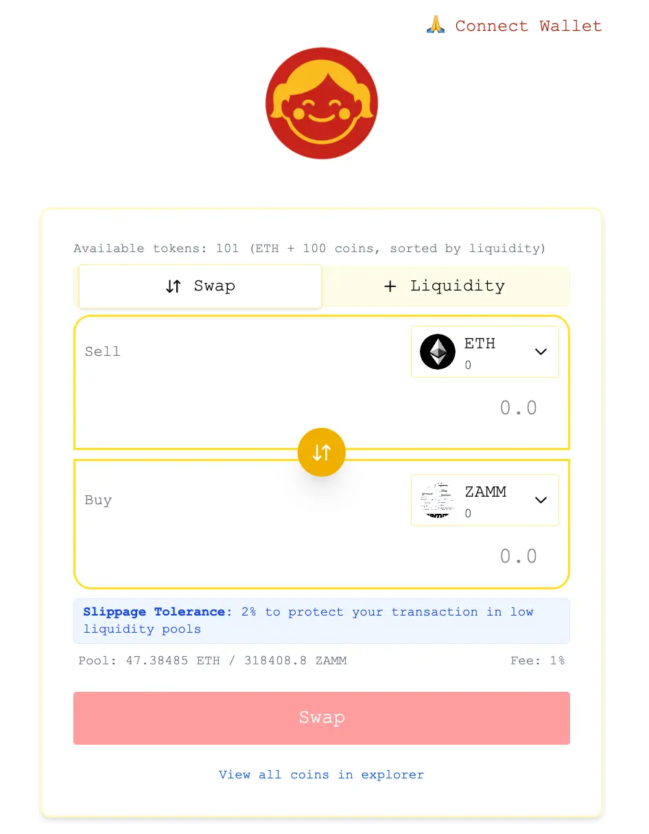24 小时涨幅 100%，一文读懂 ETH 生态新项目 ZAMM