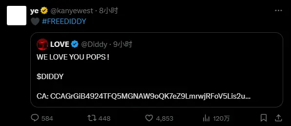 侃爷推文点燃 DYDDY 狂热：1.6 亿市值一夜蒸发，散户血亏 70 万