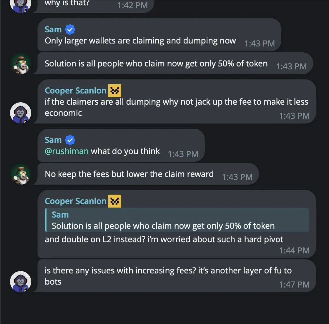 Movement 幕后顾问 Sam 爆料：大量 $MOVE 被内部指定钱包抛售